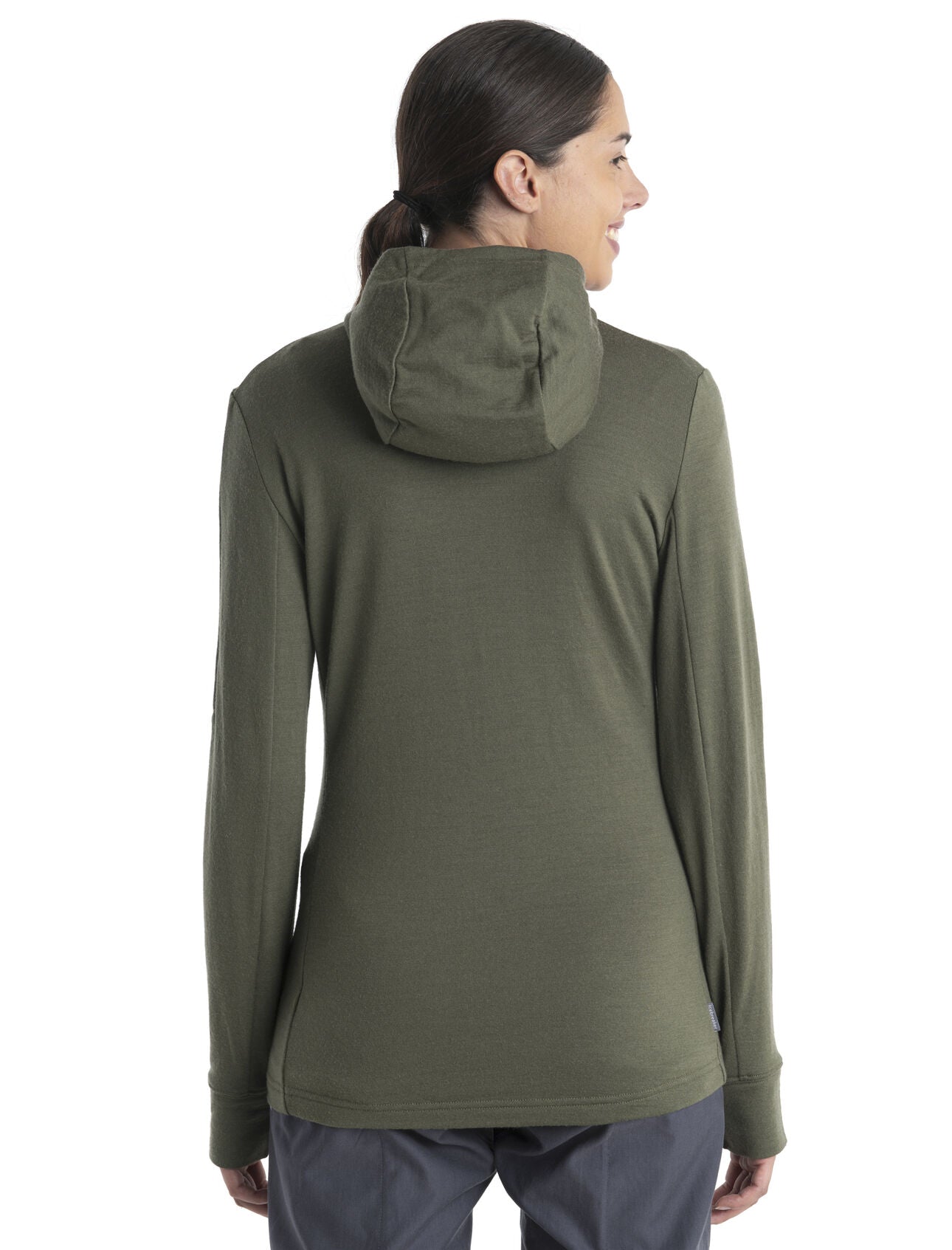 Womens Merino Quantum III Long Sleeve Zip Hoodie