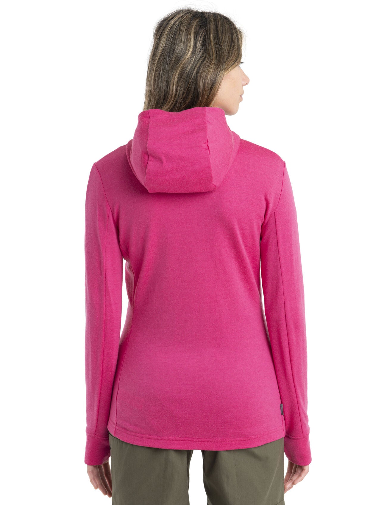 Womens Merino Quantum III Long Sleeve Zip Hoodie