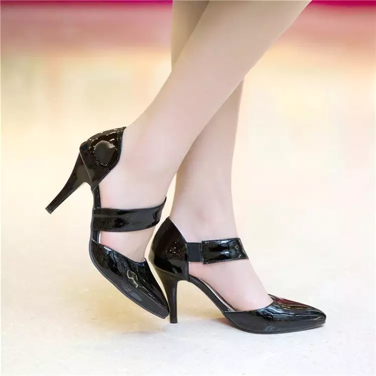 Women's Pointed Toe Shallow Hollow Out High Heel Stiletto Sandals