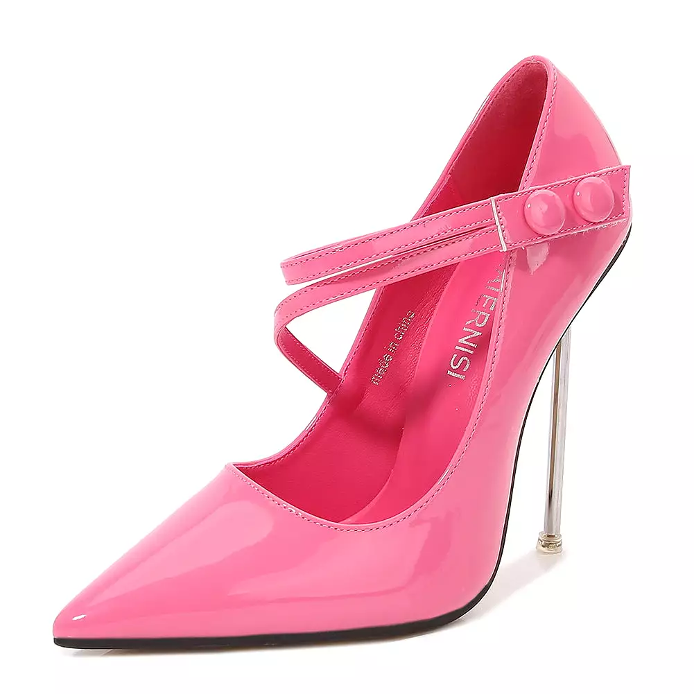 Women's Pointed Toe Shallow Stiletto Heel Pumps