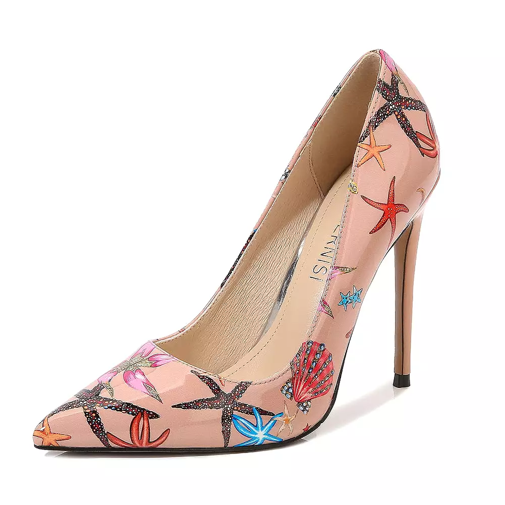 Women's Pointed Toe Shallow Stiletto Heel Pumps