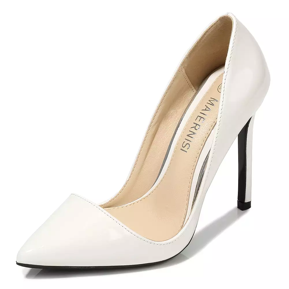 Women's Pointed Toe Shallow Stiletto Heel Pumps