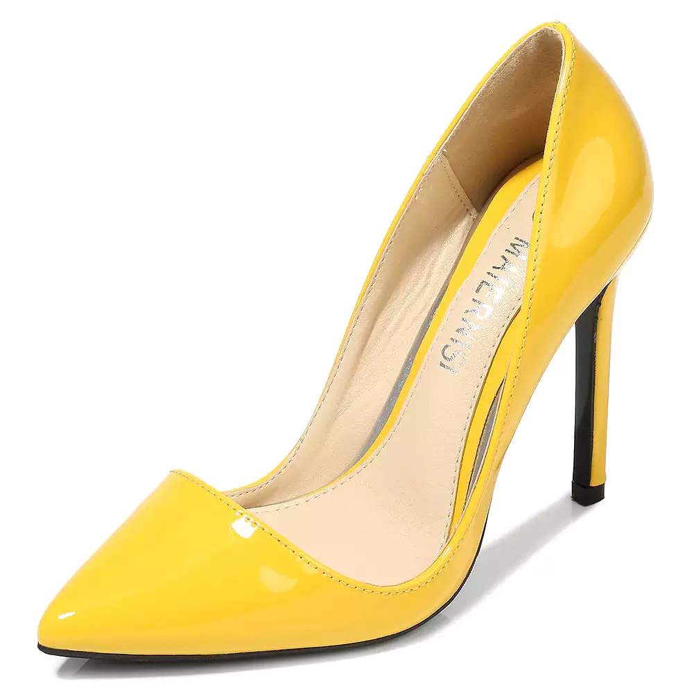 Women's Pointed Toe Shallow Stiletto Heel Pumps