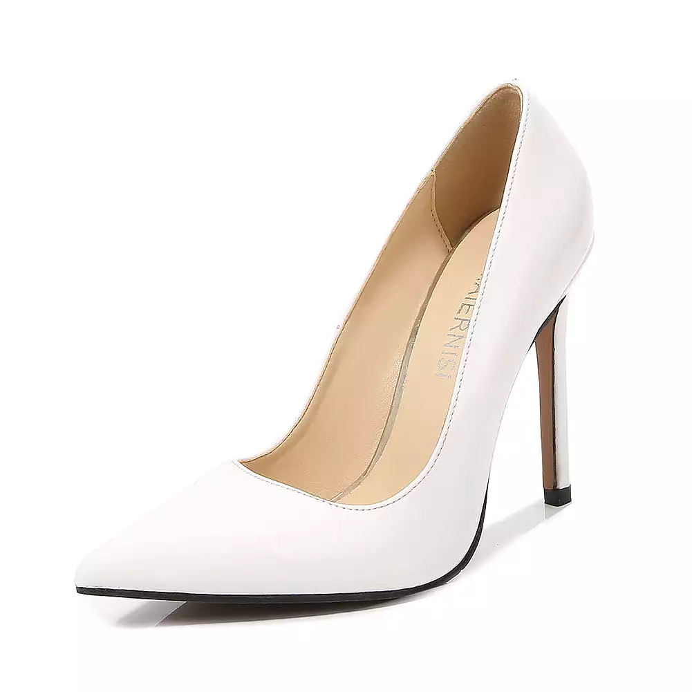 Women's Pointed Toe Shallow Stiletto Heel Pumps