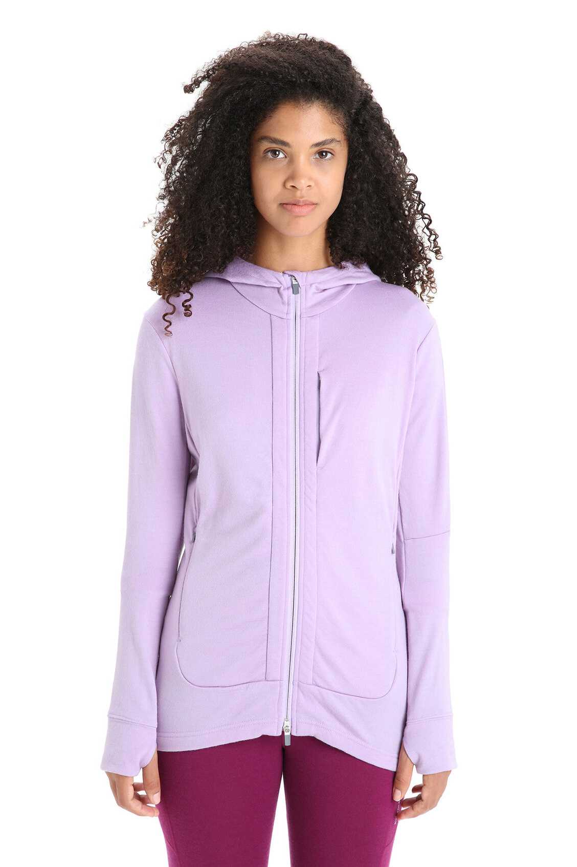 Womens Quantum III LS Zip Hoodie