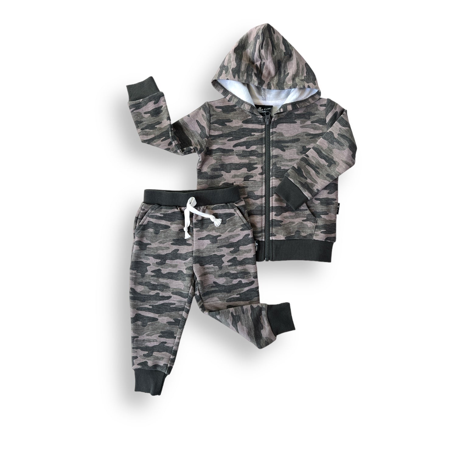 ZIP HOODIE- Chris Camo Bamboo French Terry